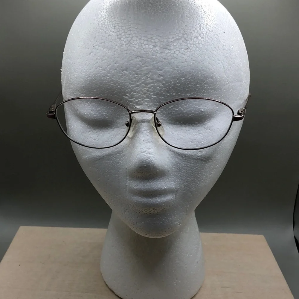 Tres jolie 113 613 glasses FRAMES ONLY Oval 52-17-130 Lavender Silver